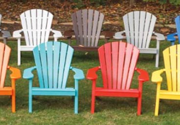 Dura Comfort Outdoor Poly Adirondack Chairs