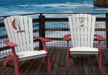 Sea Breeze Casual Adirondack Chairs