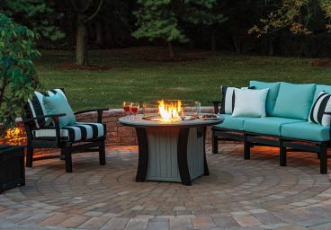 Casual Comfort Firepit Table