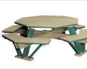 Poly Octagon Picnic Table